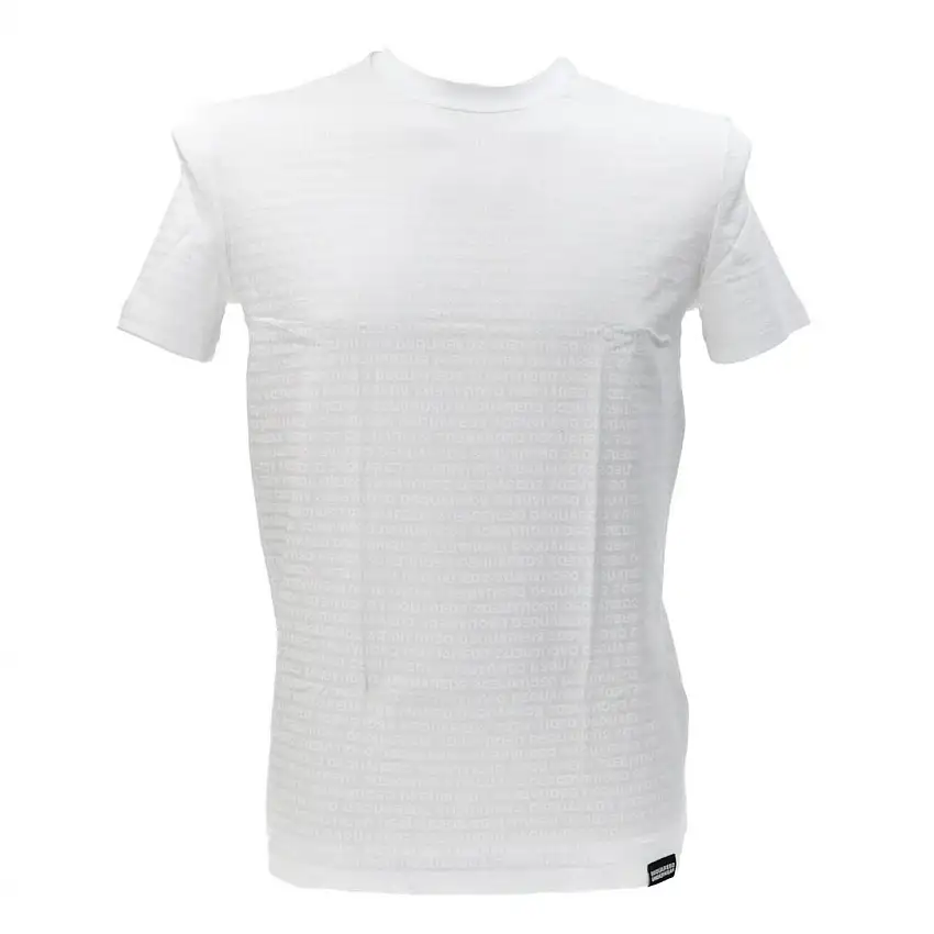 D9M205510 T-SHIRT MONOGRAM Bianco
