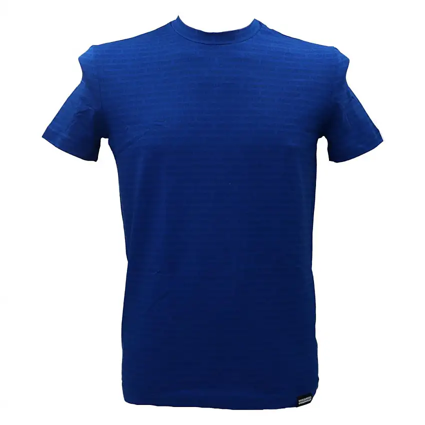 D9M205740 T-SHIRT MONOGRAM Blu