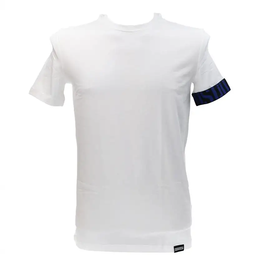D9M3S5770 T-SHIRT Bianco Blu