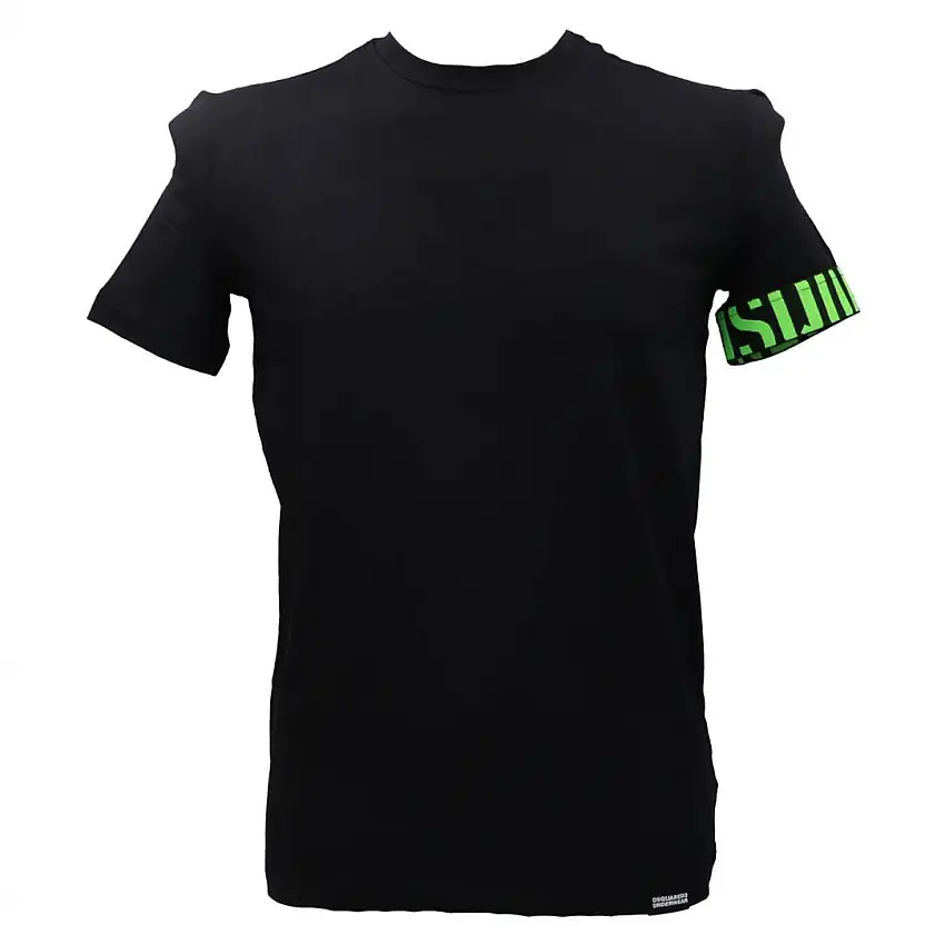 D9M3S5770 T-SHIRT Nero Verde