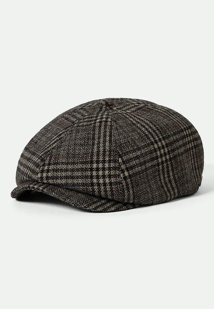 Brixton - Brood Snap Khaki/Brown Plaid - Cappello