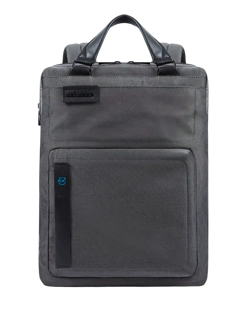 Piquadro Pulse Con Tasca Porta Pc 15,6'' In Tessuto Tecnico Grigio Unisex