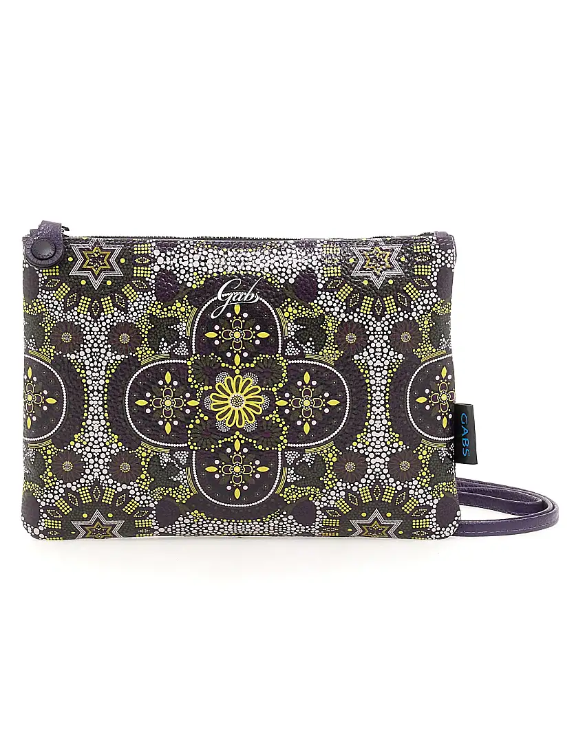 Gabs Pochette Tracolla a Mano Cani Dogs Multicolore in Pelle
