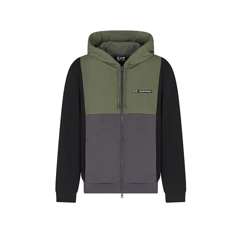 Felpa Uomo Athletic Color Block