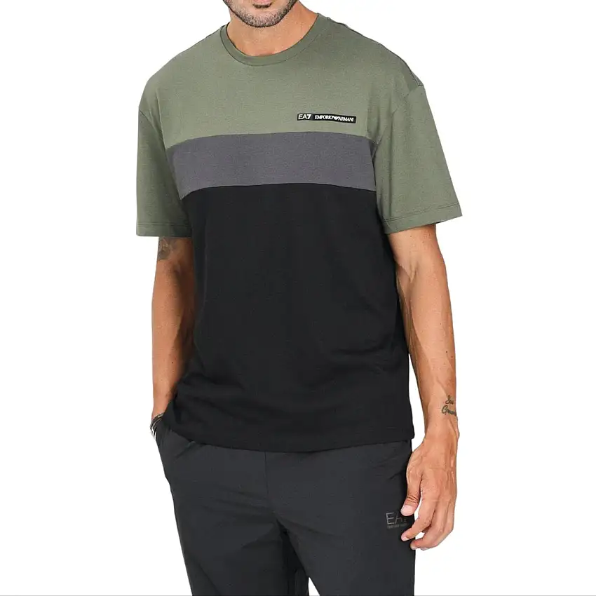 T-shirt Uomo Athletic Colour Block