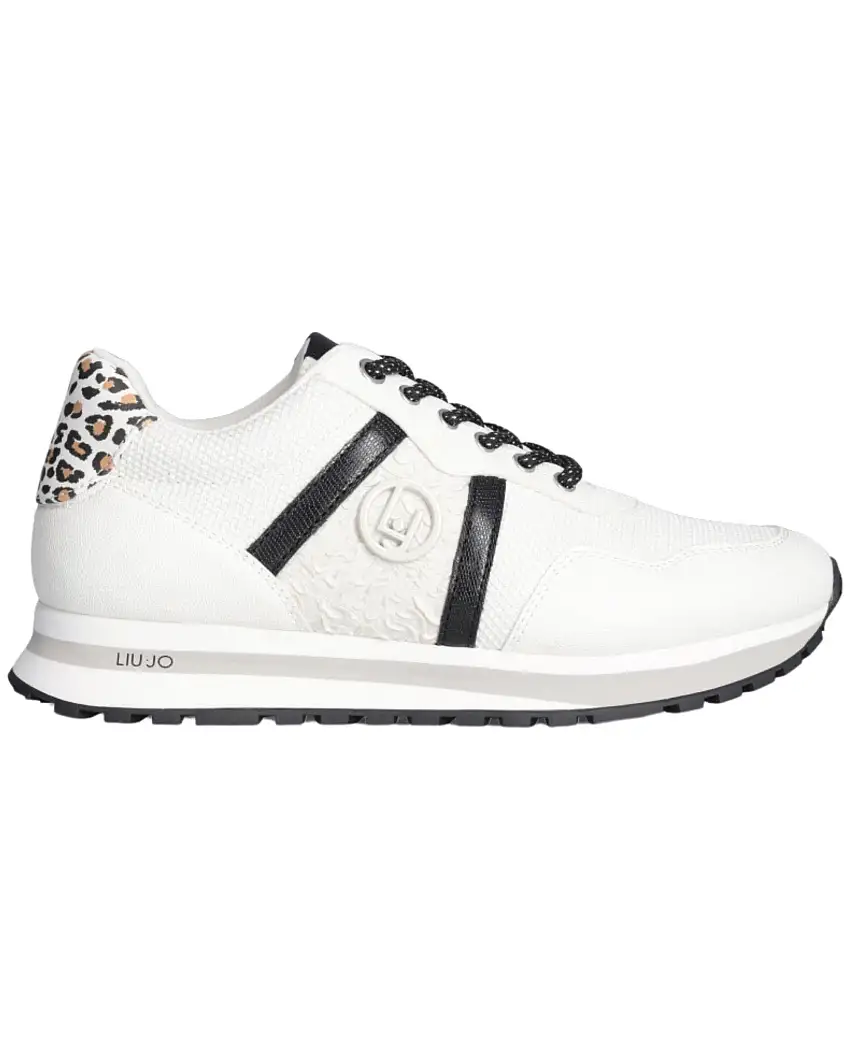 Liu Jo Sneakers Bianca Dettagli Neri