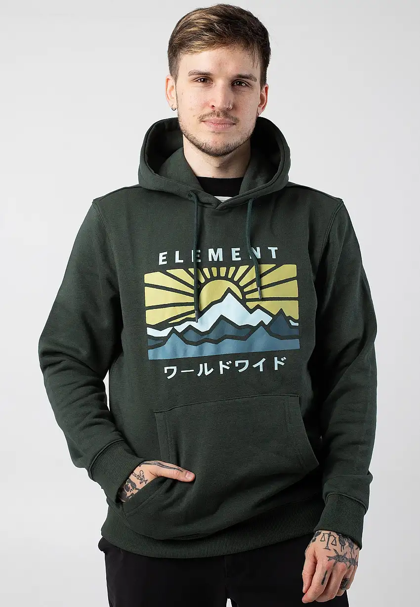 Element - Kyoto Hood Deep Forest - Felpa con cappuccio