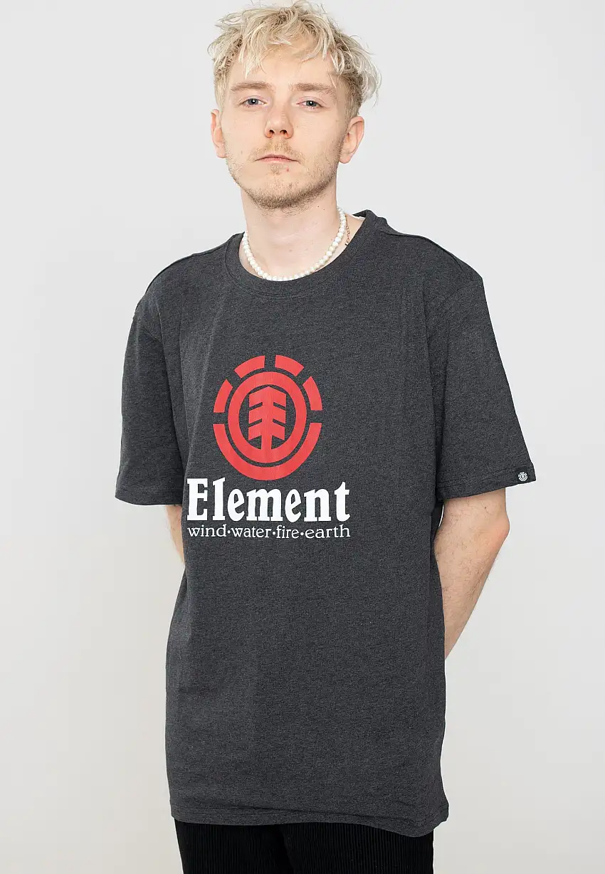 Element - Vertical Charcoal Heather - T-Shirt