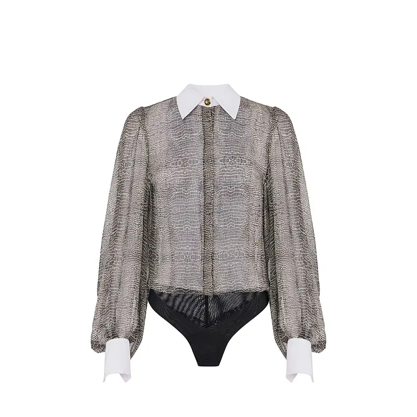 Body Donna stampa pitone