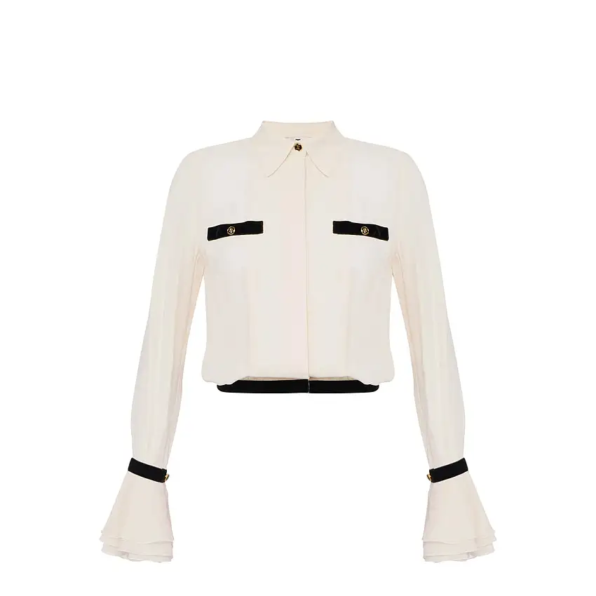 Camicia Donna polsini a campanella