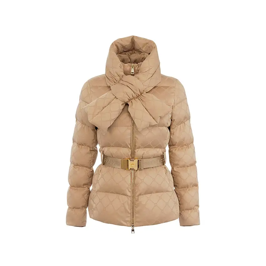 Piumino Donna corto con sciarpa