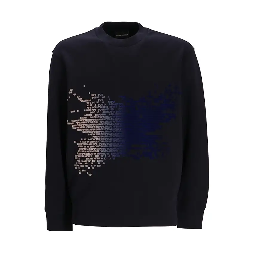 Felpa Uomo girocollo logata