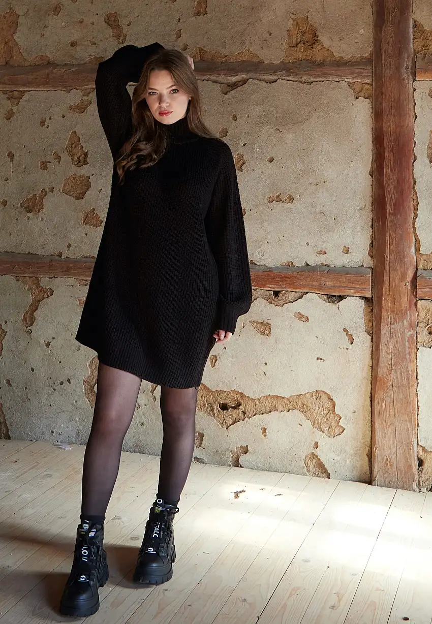 Noisy May - Timmy Knit Black - Vestito