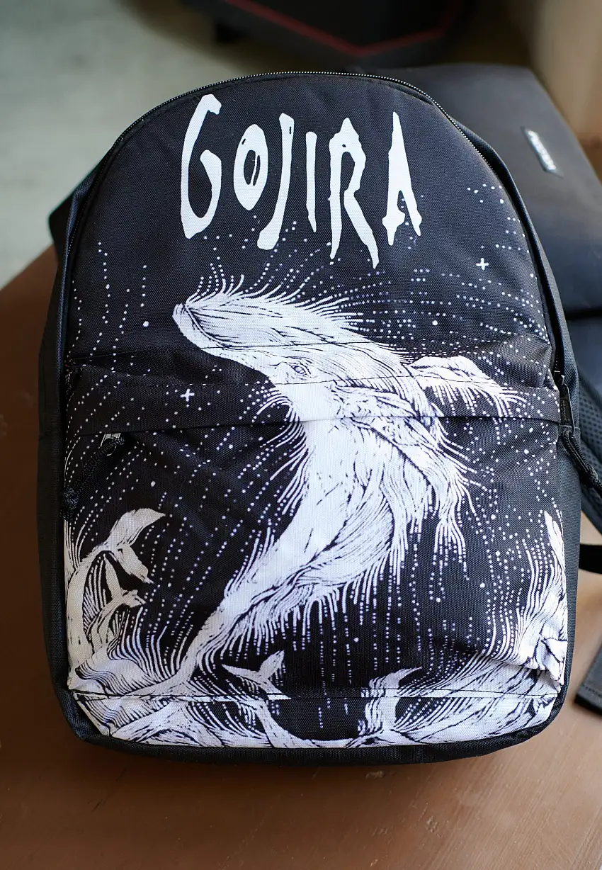 Gojira - Woodblock Whale - Zaino