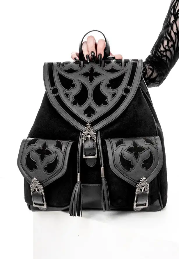 Restyle - Cathedralis Buckle Black - Zaino
