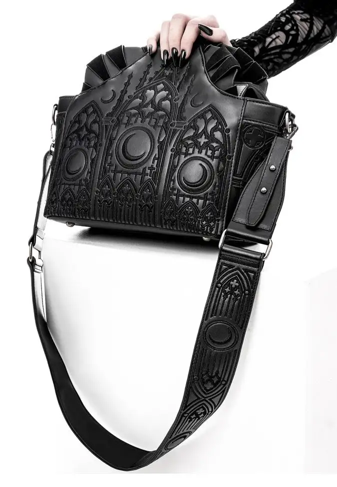 Restyle - Dark Altar Shoulder Black - Borsa