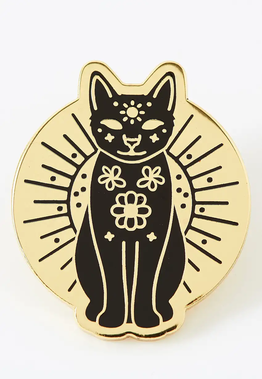 Punky Pins - Mystic Mog Gold Plated - Pin
