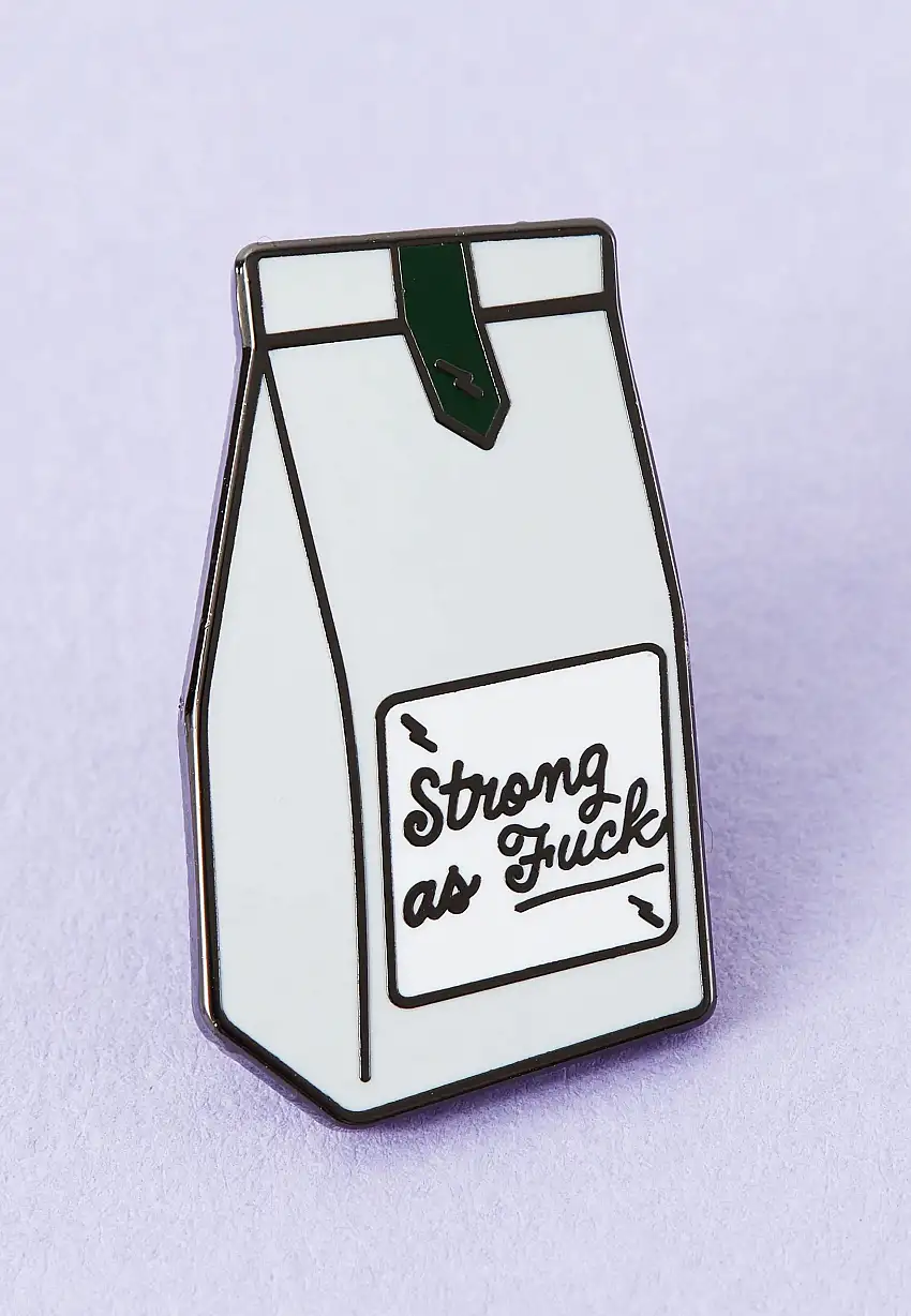 Punky Pins - Strong AF Coffee Bag - Pin