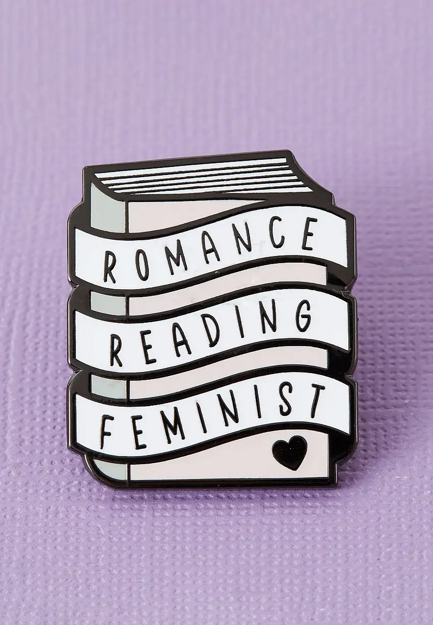 Punky Pins - Romance Reading Feminist - Pin