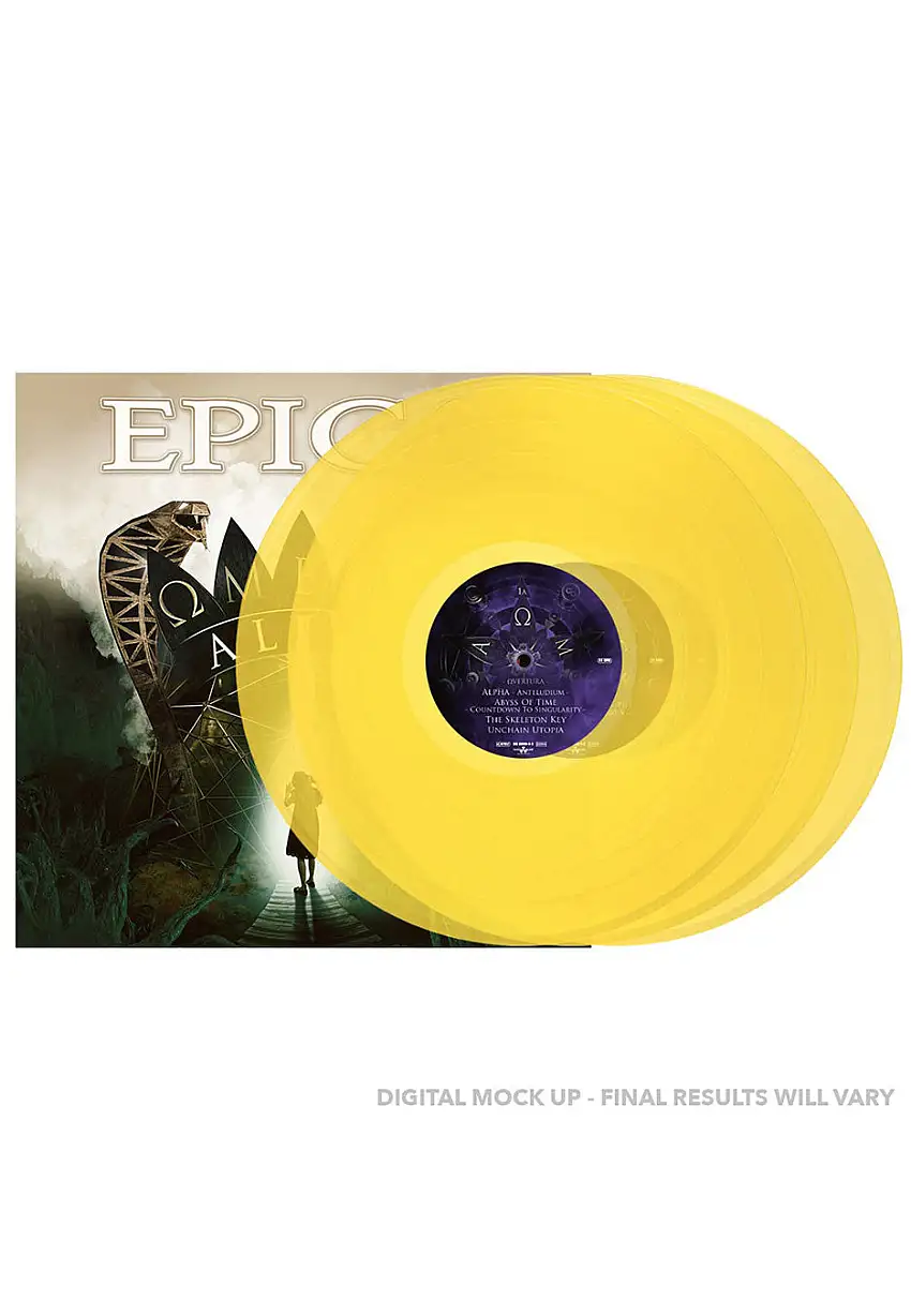Epica - Omega Alive Sun Yellow - Colored 3 Vinyl
