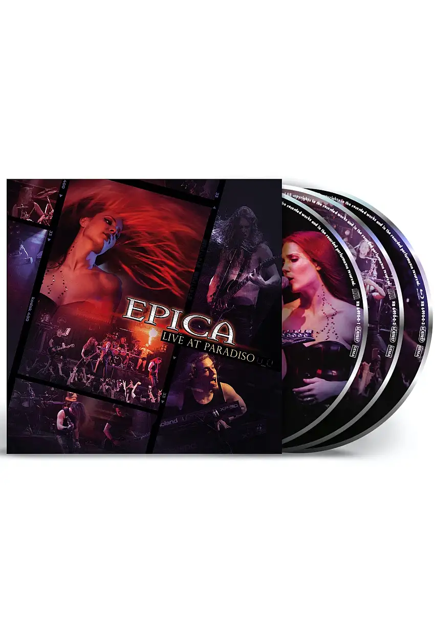 Epica - Live At Paradiso Ltd. - Digipak 2 CD + Blu Ray