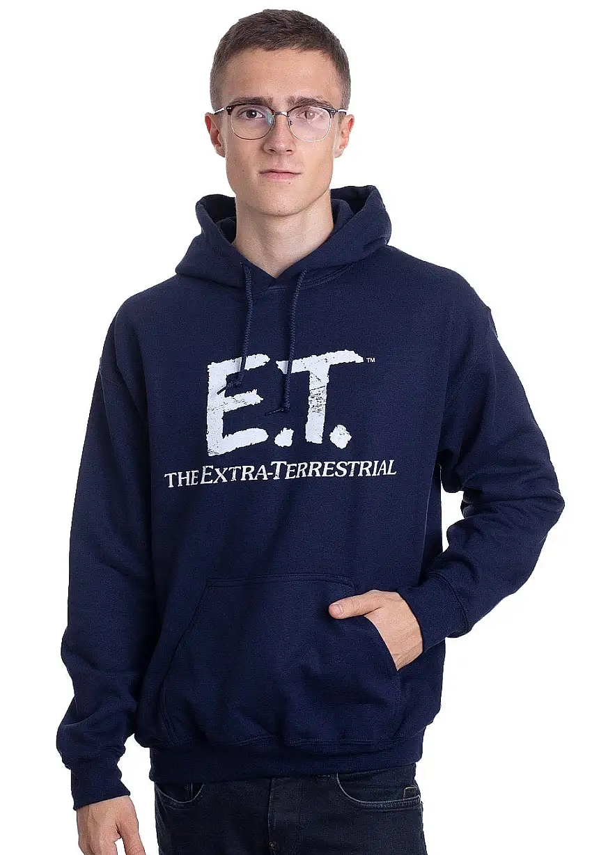 E.T. The Extra Terrestrial - Extra Terrestrial Distressed Navy - Felpa con cappuccio