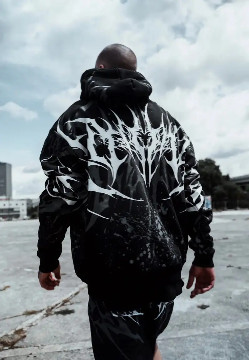 Stay Cold Apparel - Eternal Conquest Black/White - Felpa con cappuccio