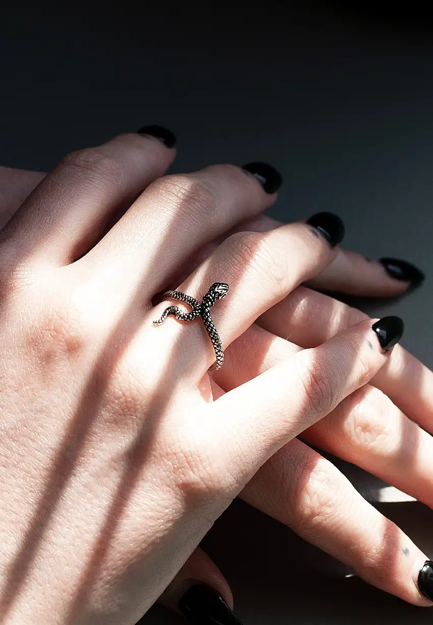 etNox - Snake II Silver - Anello