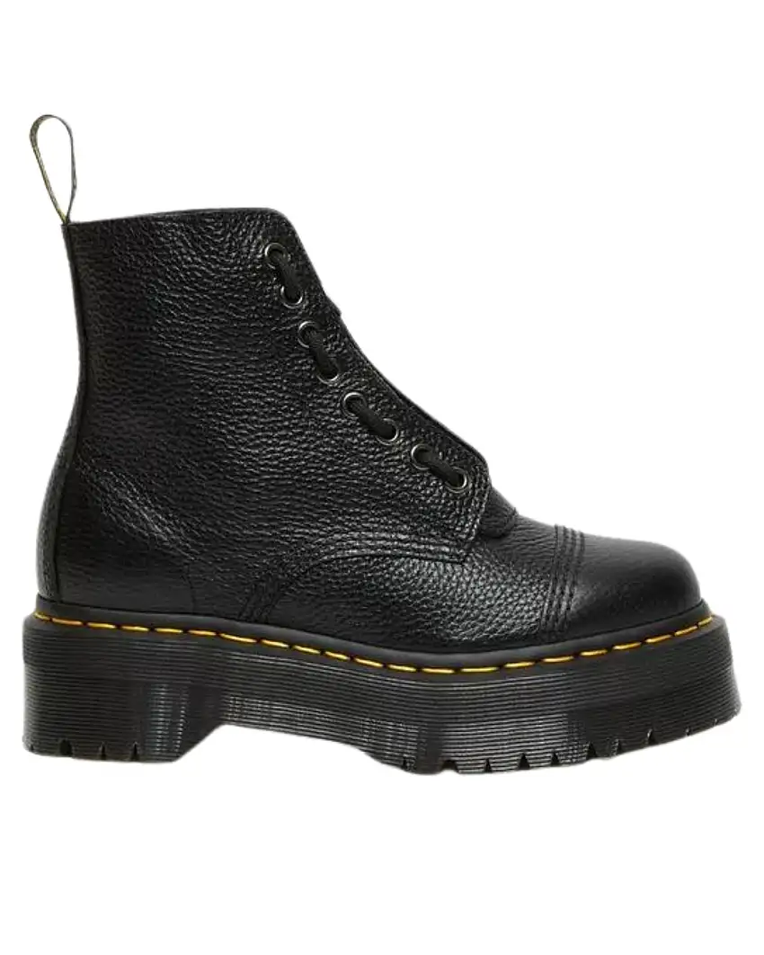 Dr. Martens Stivaletti Sinclair Black Milled Nappa Nero Unisex