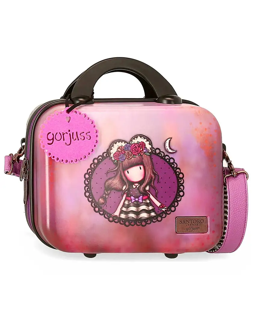 Gorjuss Santoro Trousse Trucchi Con Tracolla Rosa Donna