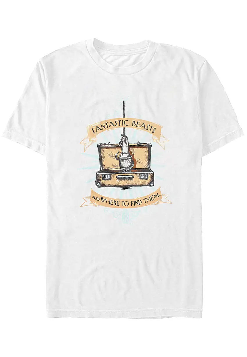 Fantastic Beasts - Wand Case White - T-Shirt
