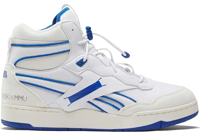 Reebok BB 4000 II Mid Vegan Milk Makeup White Vector Blue