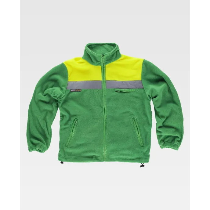 Felpa da Lavoro in Pile Bicolore C4030 - Workteam