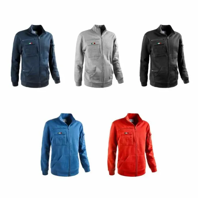 Felpa da Lavoro Multitasche Zip Intera Sottozero Rail 50350