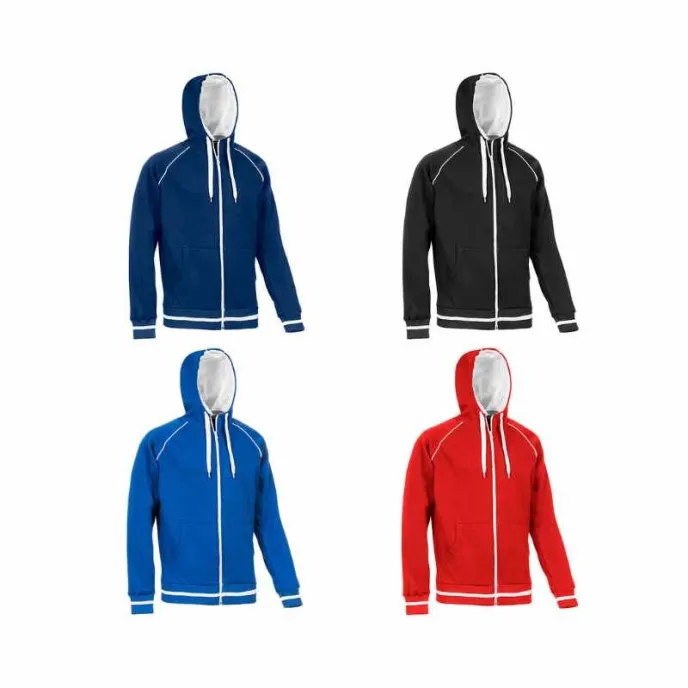 Felpa da Lavoro Zip Intera Con Cappuccio Sottozero Enjoy E0510