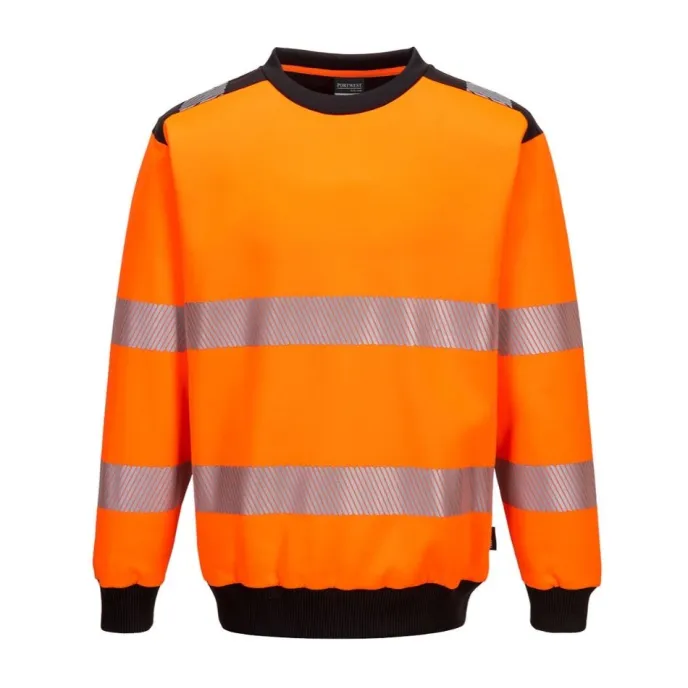 Felpa Girocollo da Lavoro Alta Visibilità PW3 Portwest PW379