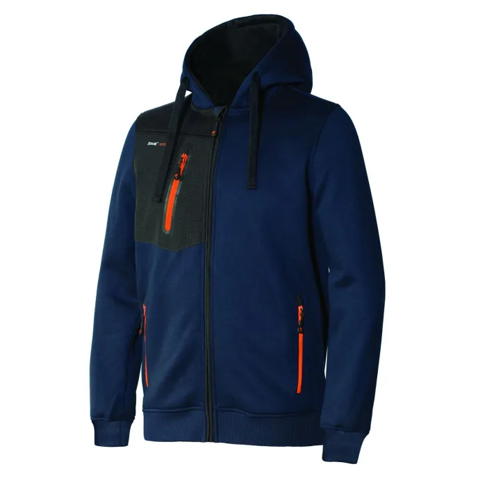 Felpa tecnica da Lavoro Multitasche Issa Line Tube 8883B