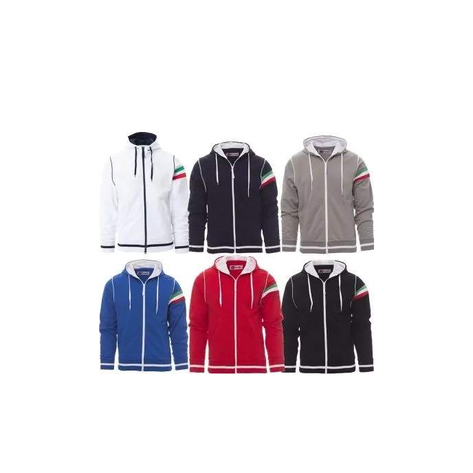 Felpa a Zip Intera con Cuciture Rinforzate Nevada - Payper AY 7549