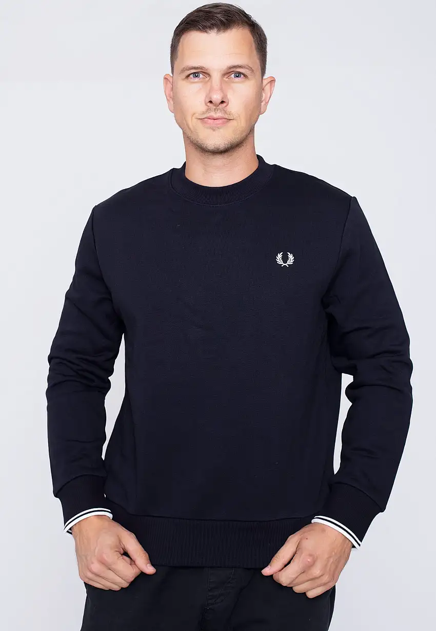 Fred Perry - Crew Navy - Felpa