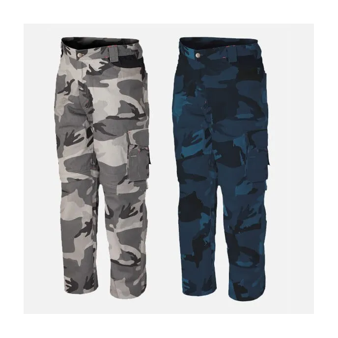 Fuori tutto - Pantaloni ISSA LINE Mimetici 8029N Estivi Leggeri taglia 2xl colore blu