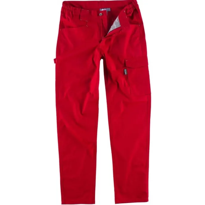 Fuori tutto - Pantaloni da lavoro Workteam Elasticizzati B4030 taglia 3xl colore rosso