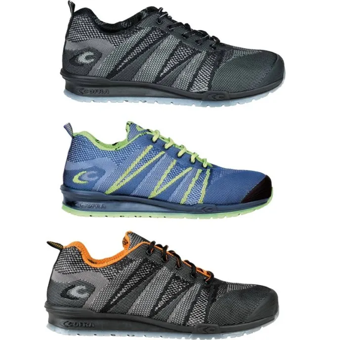 Fuori tutto - Scarpe antinfortunistiche Cofra Fluent S1P SRC 78800-001 Misura 43 colore black orange