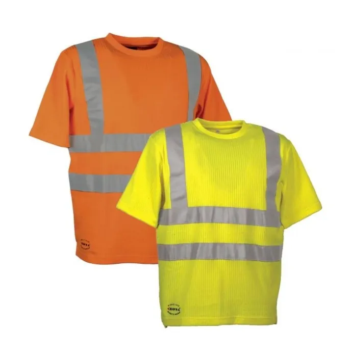 Fuori tutto - T-Shirt da Lavoro Alta Visibilità Cofra Alert V118-1-00 taglia m colore giallo