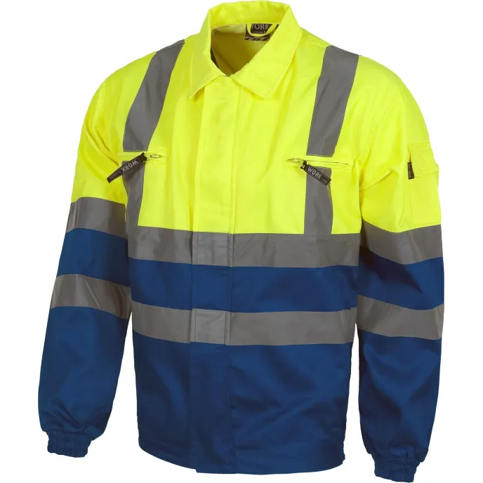 Giacca ad Alta visibilità in Cotone e Poliestere - Workteam C3311