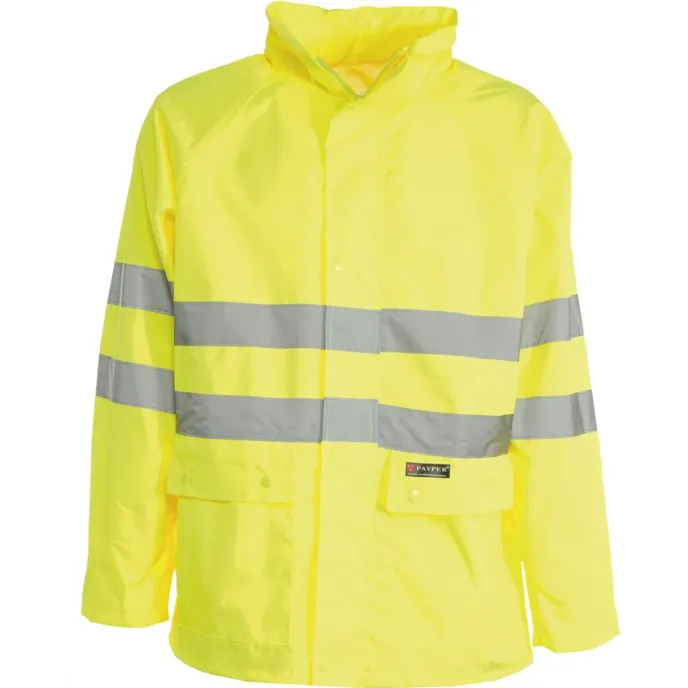 Giacca anti-pioggia da lavoro Alta Visibilità Payper Hurricane AY 7585
