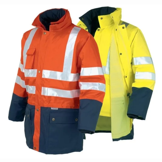 Giacca Bicolore Triplo Uso Traspirante Alta Visibilità ISSA LINE - 04631N