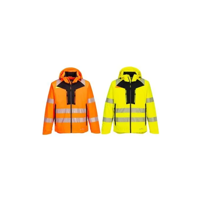 Giacca da Lavoro Alta Visibilità Multitasche Impermeabile Portwest DX462