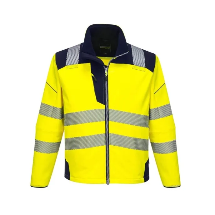 Giacca da Lavoro PW3 Softshell ad Alta Visibilità Portwest T402
