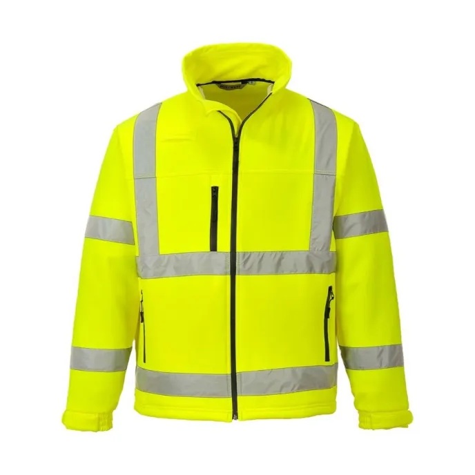 Giacca da Lavoro Softshell Elasticizzata Classic ad Alta Visibilità Portwest S424