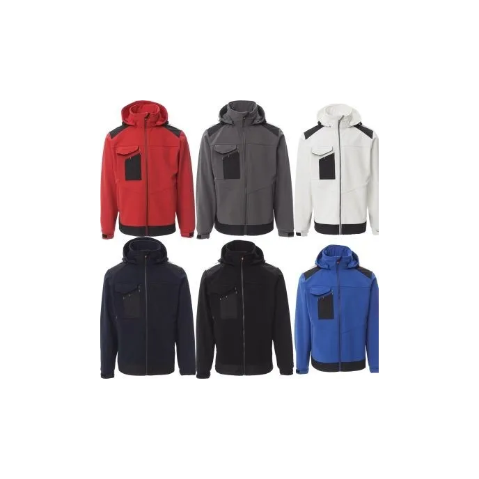 Giacca Ergonomica multitasche in Softshell Performer 2.0 - Payper AY 7231